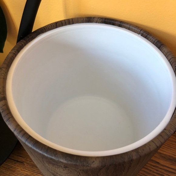 Vintage MCM Irvinware Brown Ice Bucket Barware Mod - Picture 3 of 5